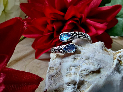 Silberfarbener ring - silberfarbener,
