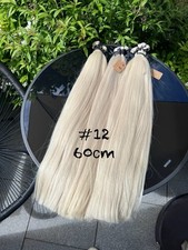 60cm 100gram Slawisch Naturhaar ~ Schnitthaar für Extensions Echthaar, Rohhaar