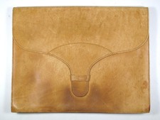 vintage leder dokumentenmappe