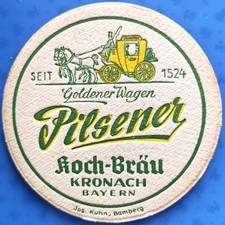 Alter Bierdeckel Koch-Bräu