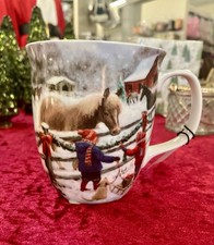 Tasse Becher Pony Pferd IHR Winter Weihnachten Geschenk Porzellan