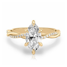 Gelbgold Diamant Ring für