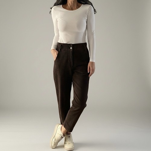 Cordhose braun damen - cordhose, hose