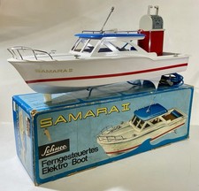 Schuco Samara II 5553 Elektro Boot RC mit OVP, Anleitung, Kabelsteuerung top