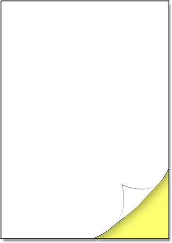 Blatt klebepapier - 25, a4