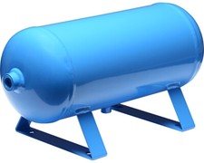 Druckluftbehälter mit Füßen - Kessel bis 11 bar Blau lackiert RAL5015