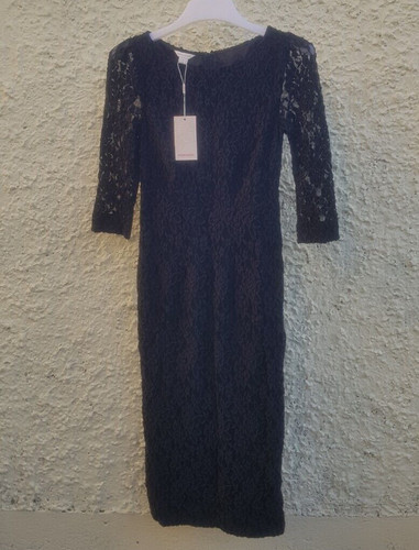 Bodycon kleid schwarz - schwarz, spitze