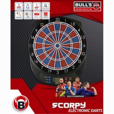 Bulls 67963 Elektronisches Dartboard Dartscheibe inkl 6Darts 2 Loch mit Netzteil