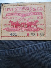 Levi's 401 501 Cord Jeans Hose