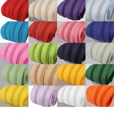 5m endlos Reißverschluss 3mm + 20 Zipper Reißverschlüsse Spirale Meterware