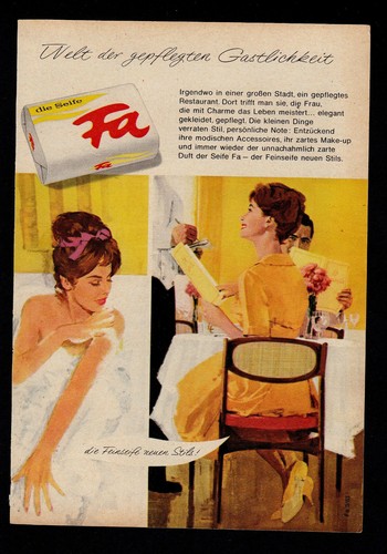 3w4122 alte reklame von 1963 - alte,