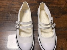 Converse, Chuck Taylor, Ballerina, Mary-Jane Stil, weiß, Größe 38,5, UK 5,5