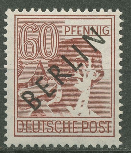 Berlin 1948 schwarzaufdruck - berlin,