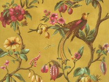  € 9,39/qm / Vliestapete BN Fiore 220444 Floral Blumen Vögel Gelb Mehrfarbig 