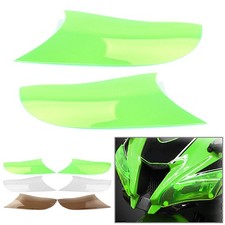 Frontscheinwerfer Paar Schutzschild Objektivabdeckung für KAWASAKI ZX-10R 16-18