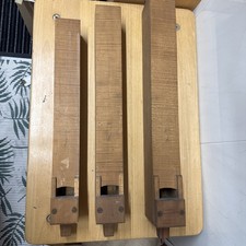 3x Orgelpfeifen Holz antik /