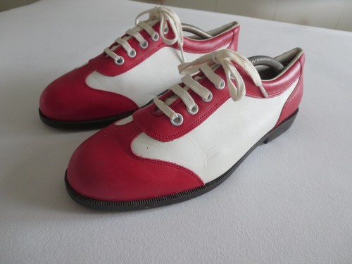 Damen golfschuhe rot weiß - damen-golfschuhe, rot/weiß