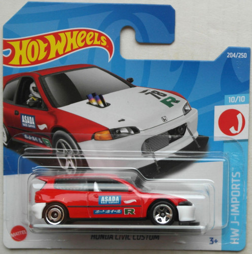 Hot wheels honda civic custom - wheels,