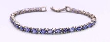 Tansanit armband 925 - tansanit,