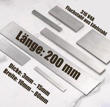 Flachstahl Edelstahl A4 V4A