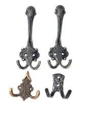 4x Kleiderhaken Garderobe