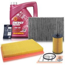 INSPEKTIONSPAKET SET A + 5l 5W-30 FÜR OPEL ASTRA G H J +GTC 1.2 1.4 1.6 1.8