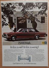 Postkarte original Werbung OPEL Diplomat 5.4 V8 Ansichtskarte Bildpostkarte NOS