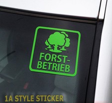 Forst Betrieb Aufkleber