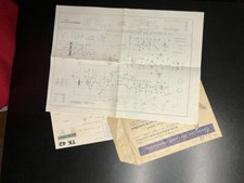 Grundig TK 42 Original  Schaltplan, Garantie- und Kontrollkarte