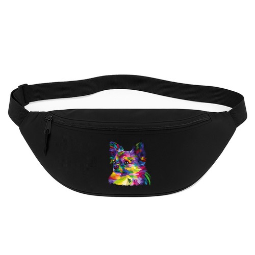 Bauchtasche chihuahua colorful - bauchtasche,