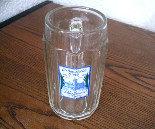 Bierkrug glas maßkrug - bierkrug, glas-maßkrug