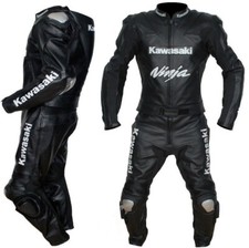 SCHWARZ Leder Bikeranzug Biker