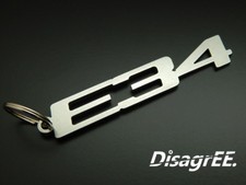 Schlüsselanhänger "E34" für BMW 5er 525 530 535 540i M5 S38 - Edelstahl