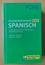 PONS Spanisch - Deutsch - Standardwörterbuch PLUS - Wörterbuch-APP  -  NEU