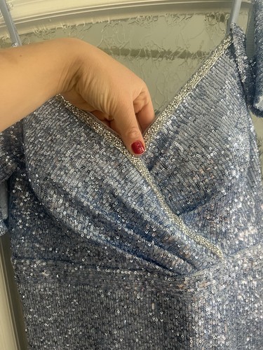 Damen abendkleid lang blau - abendkleid,