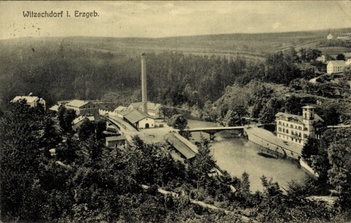 Witzschdorf gornau im - ak,