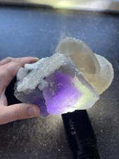 Fluorite with Calcite | Hunan