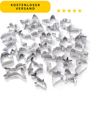 Ausstecher Set Ausstechformen Edelstahl 26tlg Plätzchen Kekse Weihnachten