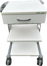 HAEBERLE swingo clinic Gerätewagen mit Schubfach und Ablage Endoskopie Wagen