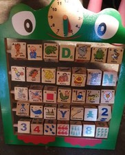 Holzspielzeug ABC lernen