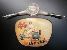 Blechschild Scooter Lenkstange