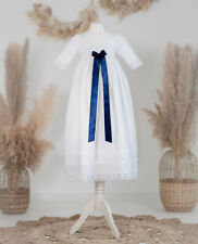 Taufkleid  Baby*Junge*Mädchen, Gr. 56-62-68-74- 80-86, Leinen + Baumwollspitze