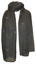 XXL Schal Sterne mit Glitzer