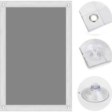 Verdunkelungsrollo Dachfenster Sonnenschutz ohne Bohren Grau Polyester