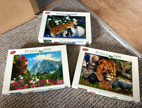 Puzzle set 1000 - puzzle, teile
