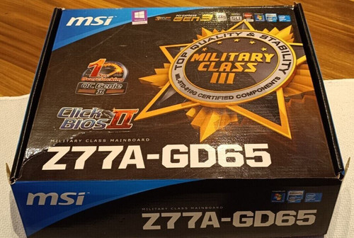 Msi z77a gd65 mainboard - msi, (1155)