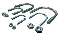 Rundstahlbügel Stahl verzinkt Rohrbügel M6 M8 M10 M12 M16 U-Bügel Rohrschelle