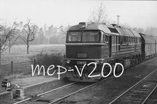 PE-Foto ca. 10x15 DR 120 013 (als V 200) b. Bitterfeld 1967- Taigatrommel BR 120