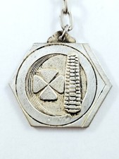 SCHLÜSSELANHÄNGER - RIVIERRE CASALIS LANDWIRTSCHAFTLICHE MASCHINEN Orléans 60er Jahre - Metall VINTAGE