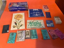 antike Nähmaschinen Nadeln Schachtel Werbung ~1930er + Zubehör Nähnadel Antik